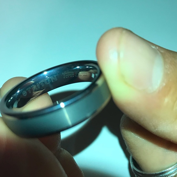 Triton 6MM Tungsten Carbide Ring Round Edge 12.5 - Picture 4 of 6